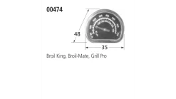 00474 BBQ Heat Indicator - Sterling