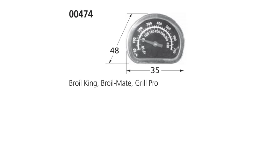 00474 BBQ Heat Indicator - Sterling 1 00474 BBQ Heat Indicator - Sterling