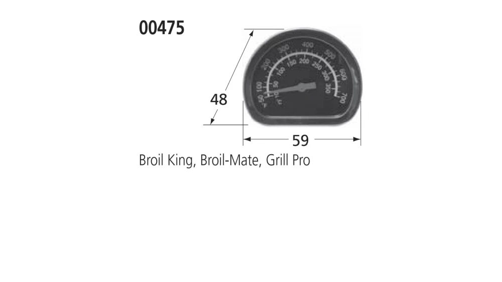 00475 BBQ Heat Indicator - Sterling, Broil King 1 00475 BBQ Heat Indicator - Sterling, Broil King