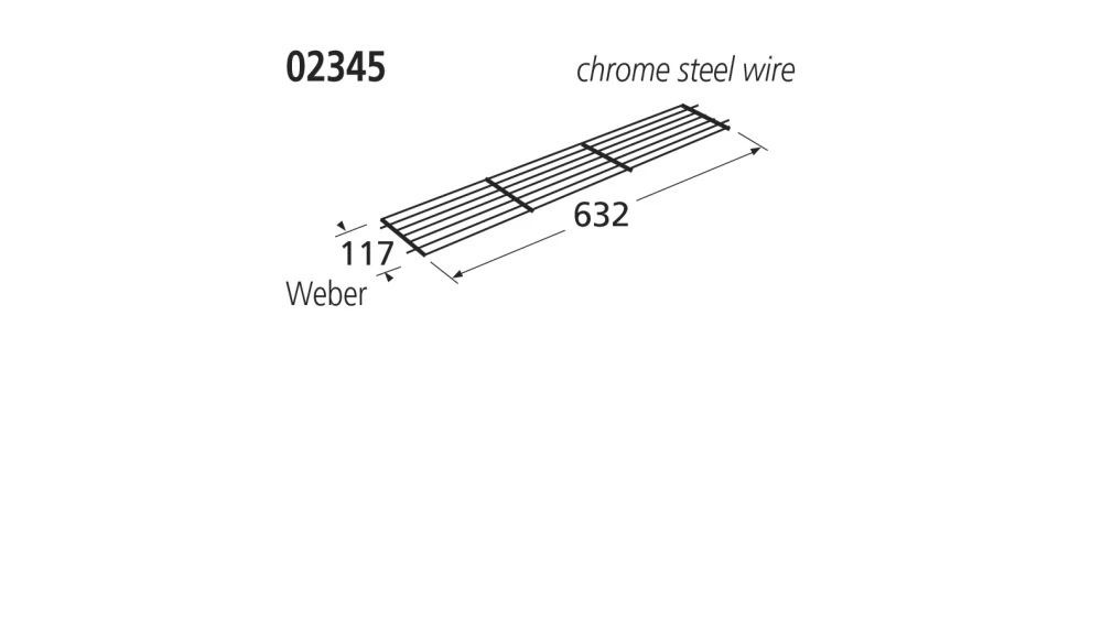 02345 BBQ Warming Rack - Weber 1 02345 BBQ Warming Rack - Weber