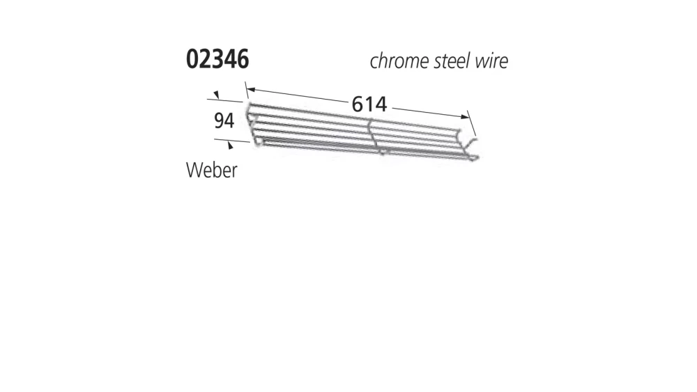 02346 BBQ Cradle Rack - Weber 1 02346 BBQ Cradle Rack - Weber