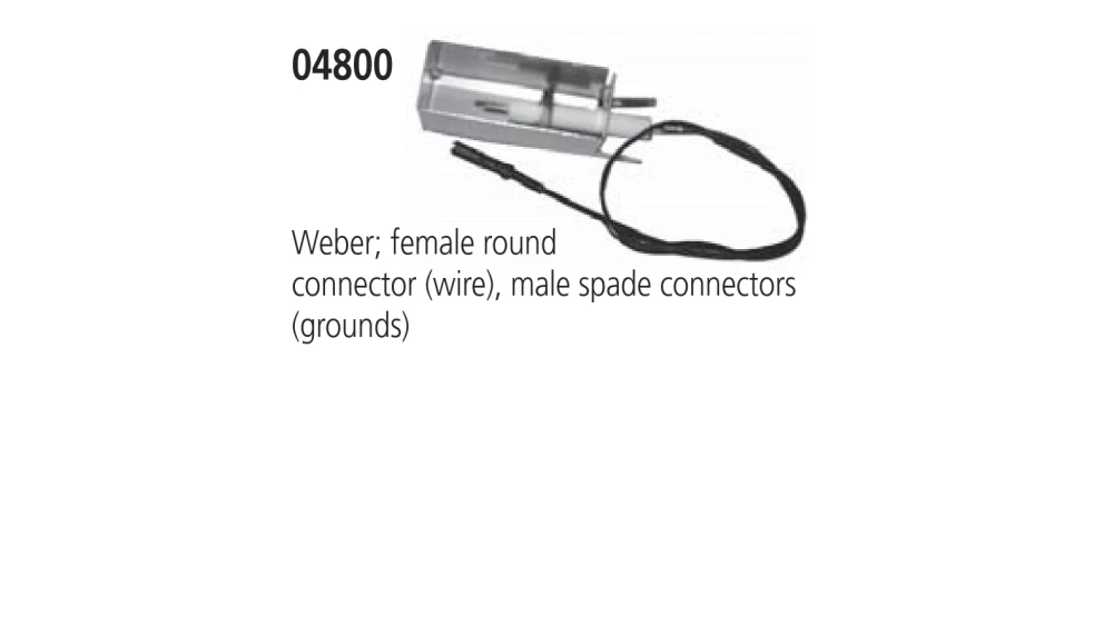 04800 BBQ Electrode - Ducane/Weber 1 04800 BBQ Electrode - Ducane/Weber