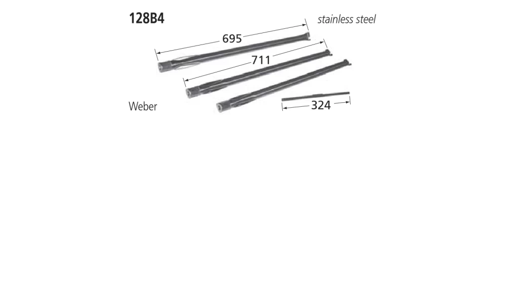 128B4 BBQ Burner - Weber 1 128B4 BBQ Burner - Weber