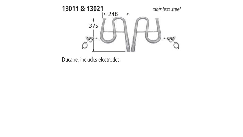 13011 BBQ Left Burner - Ducane 1 13011 BBQ Left Burner - Ducane