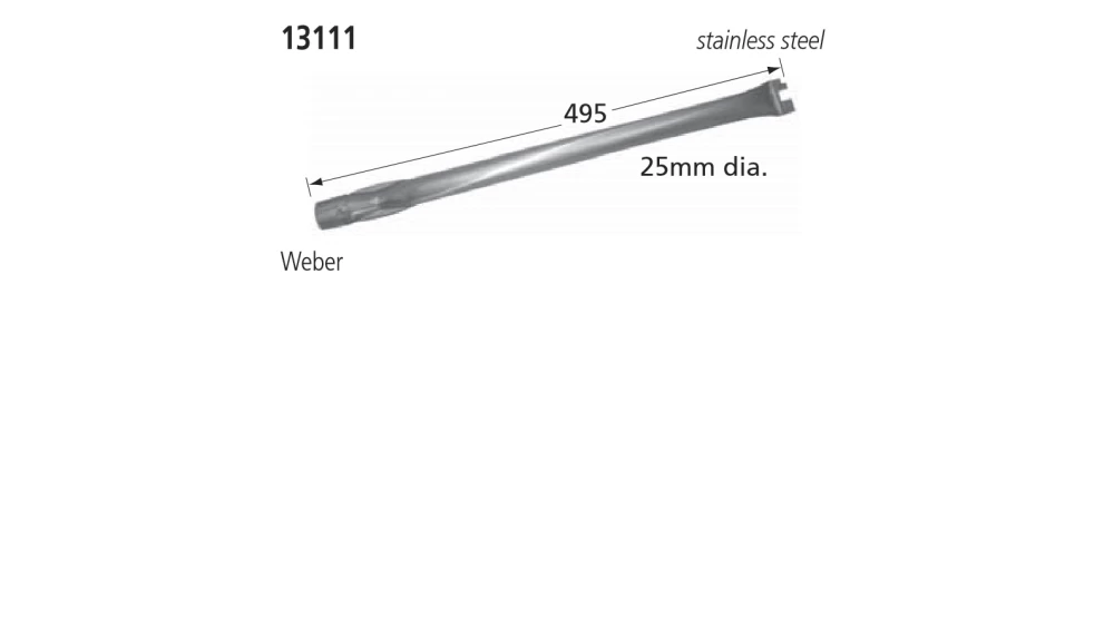13111 BBQ Burner - Weber 1 13111 BBQ Burner - Weber