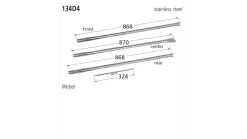 134D4 BBQ Burner - Weber