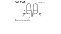 13511 BBQ Left Burner - Ducane