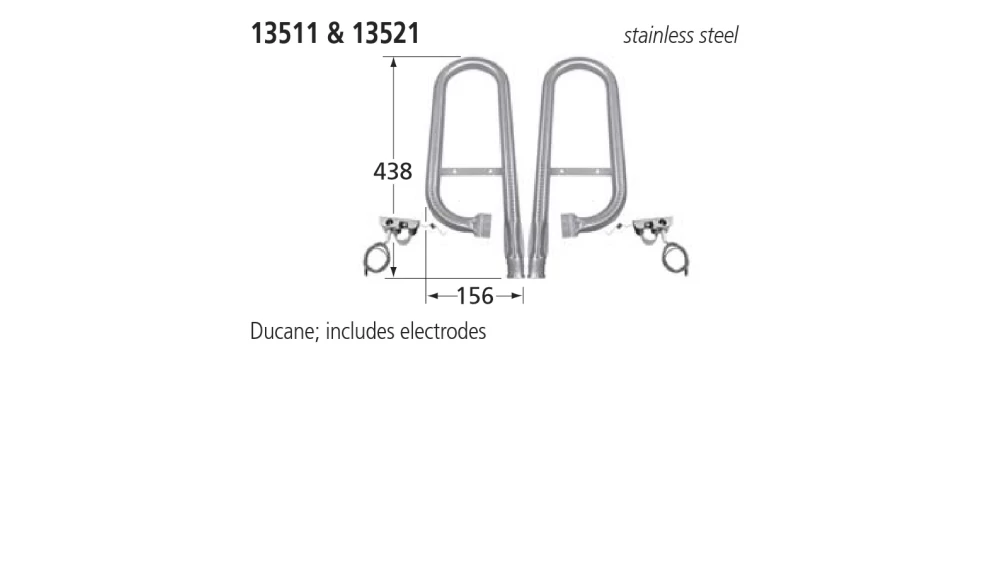 13511 BBQ Left Burner - Ducane 1 13511 BBQ Left Burner - Ducane