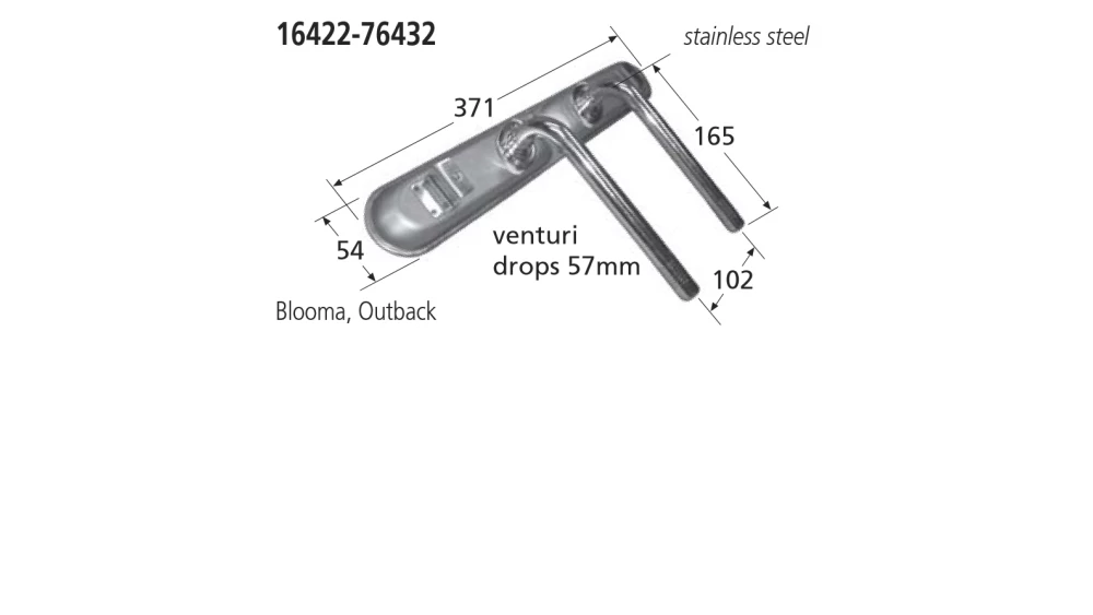 16422-76432 BBQ Burner - Blooma 1 16422-76432 BBQ Burner - Blooma