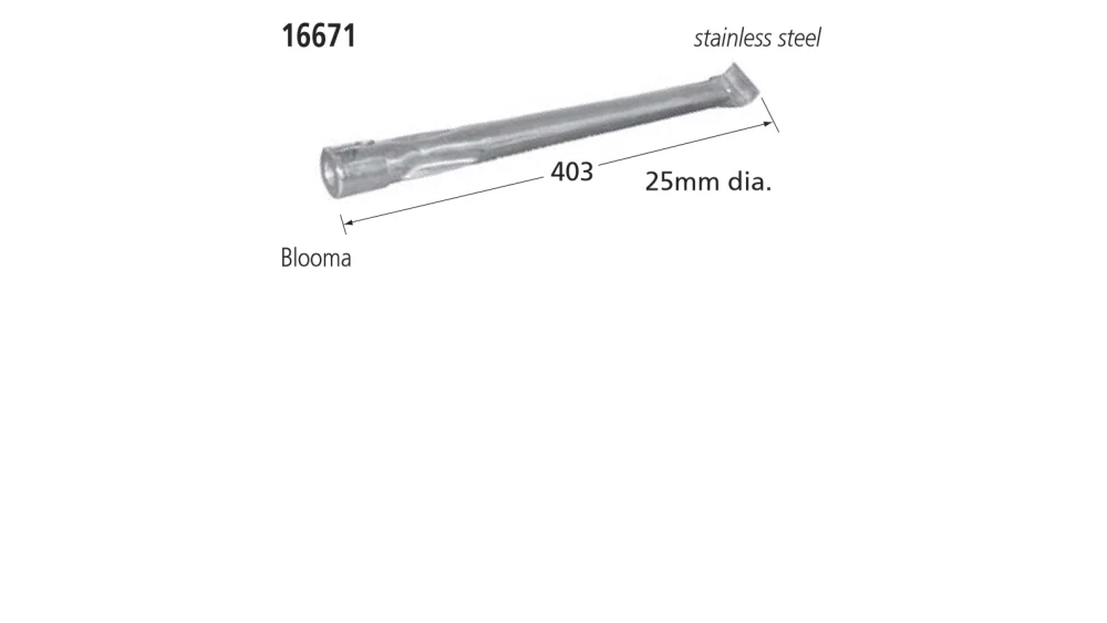 16671 BBQ Burner - Blooma 1 16671 BBQ Burner - Blooma