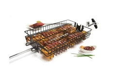 Grill Pro Deluxe Non-Stick Flat Spit Basket -Kitchen Grill Store 24785203 1000x563 1