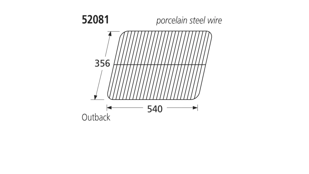 52081 BBQ Porcelain Steel Wire Grill - Ohio/Outback/Sahara 1 52081 BBQ Porcelain Steel Wire Grill - Ohio/Outback/Sahara