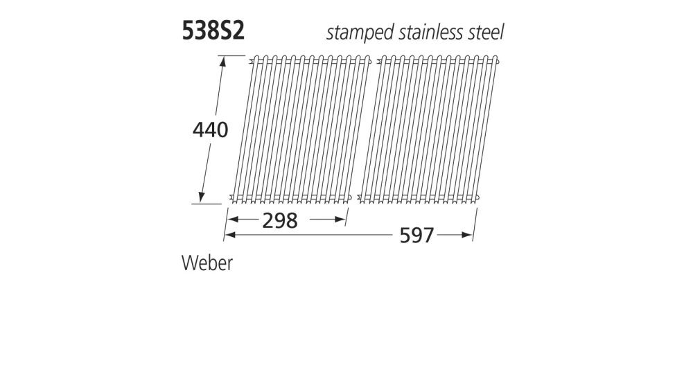 538S2 BBQ Grill - Weber 1 538S2 BBQ Grill - Weber