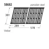 58682 BBQ Porcelain Steel Grill - Weber