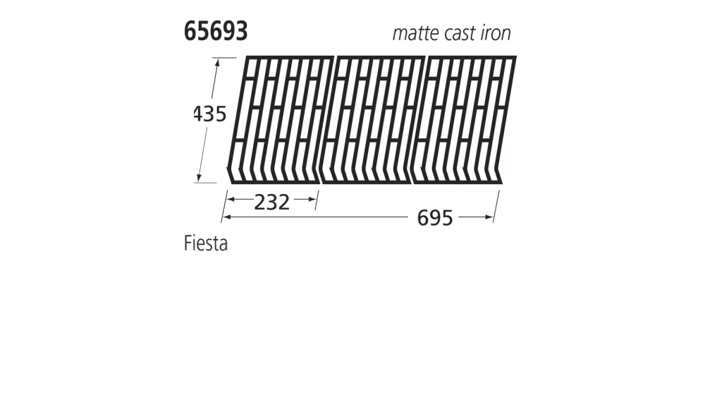 65693 BBQ Grill - Fiesta 1 65693 BBQ Grill - Fiesta