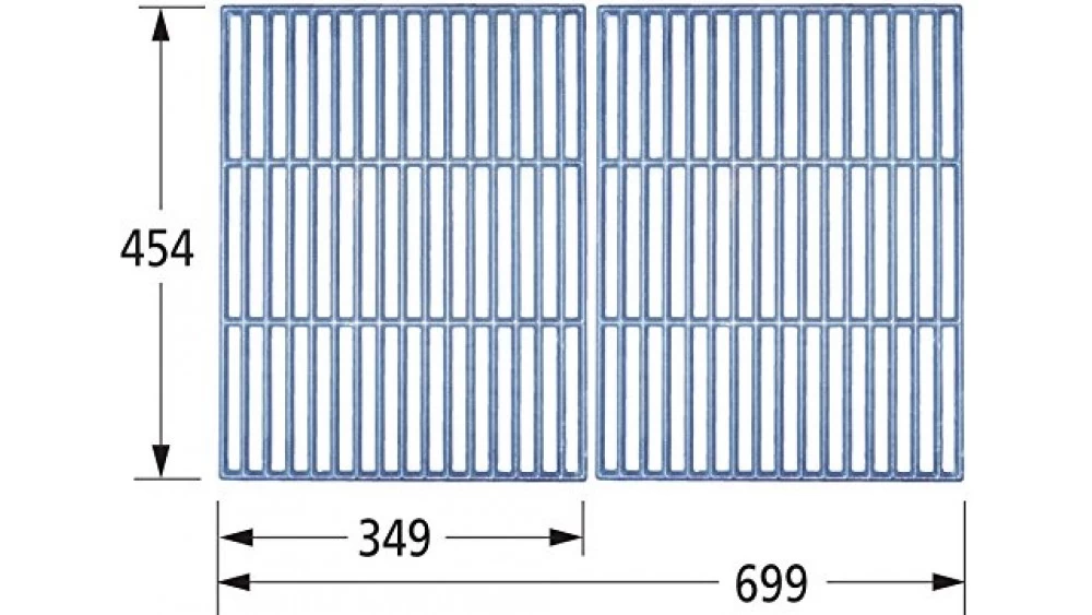 68802 Cast Iron Grill Set For Swiss Grill BBQs 1 68802 Cast Iron Grill Set For Swiss Grill BBQs