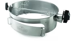 Kitchen Grill Store -Kitchen Grill Store 69222 Charcoal20Kettle20Pizza20Oven20and20Rotisserie20Kit OnWhite DoorOpen 1000x563 1