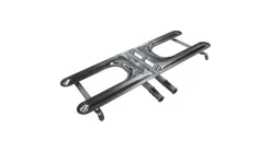 BBQ Grill Pro 15.5' Medium Twin Stainless Steel Burner With 2 Flexible 7.5'-10.5' Venturis