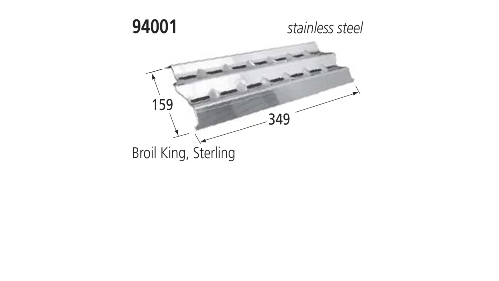 94001 BBQ Heat Plate - Broil King/Sterling 1 94001 BBQ Heat Plate - Broil King/Sterling