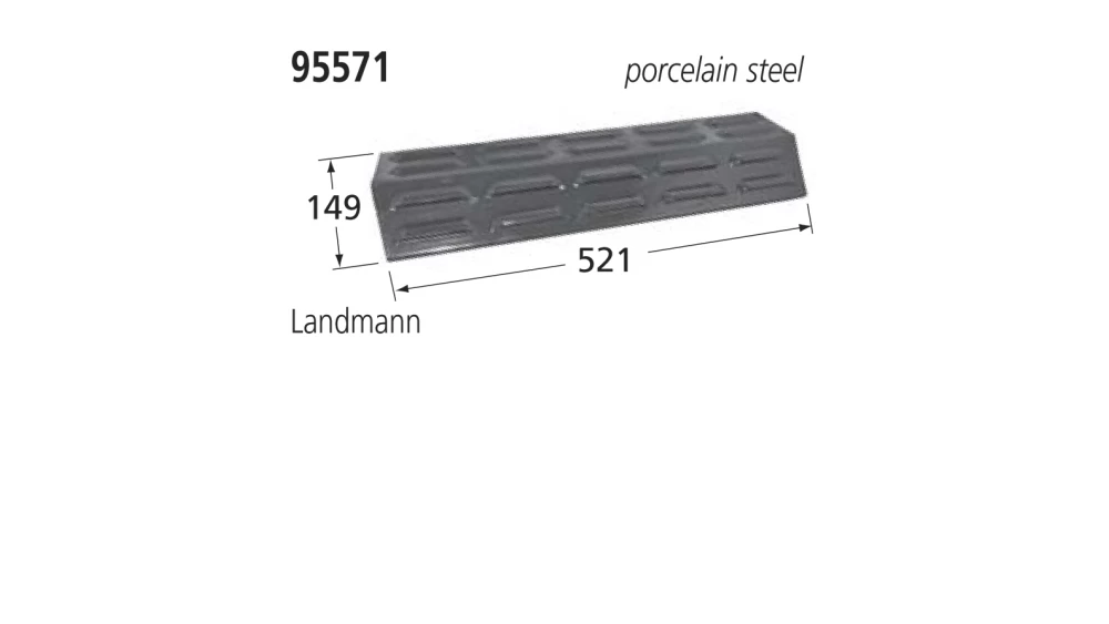 95571 BBQ Heat Plate - Landman 1 95571 BBQ Heat Plate - Landman