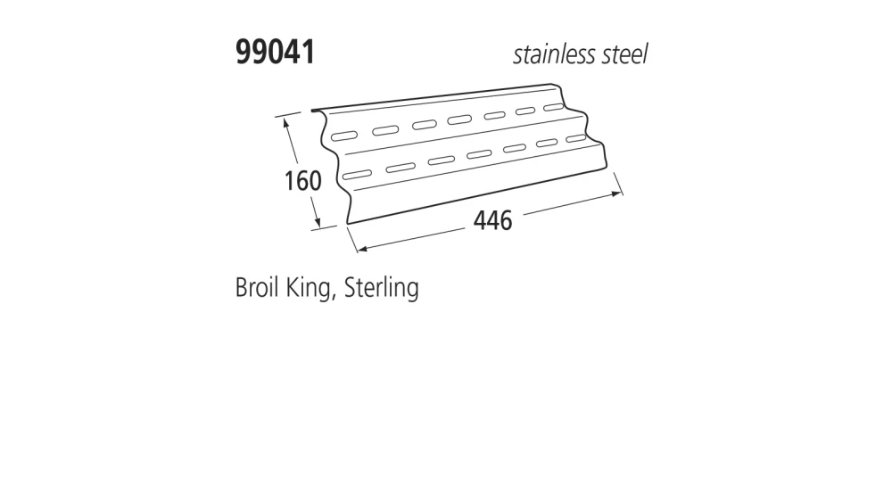 99041 BBQ Heat Plates - Sterling/Broil King 1 99041 BBQ Heat Plates - Sterling/Broil King