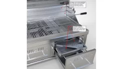 Sunstone 42" Gas Hybrid Dual Zone Built In BBQ 10 Sunstone 42" Gas Hybrid Dual Zone Built In BBQ -Kitchen Grill Store EMCHDZ42 5 1000x563 1