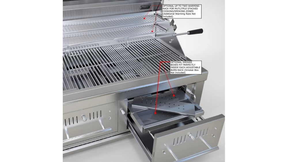 Sunstone 42" Gas Hybrid Dual Zone Built In BBQ 4 Sunstone 42" Gas Hybrid Dual Zone Built In BBQ - Image 4