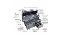 Sunstone 42" Gas Hybrid Dual Zone Built In BBQ 13 Sunstone 42" Gas Hybrid Dual Zone Built In BBQ -Kitchen Grill Store EMCHDZ42 9 1000x563 1