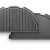 Big Green Egg - Cast Iron Plancha Griddle (Half Moon) For Large EGGspander 122988