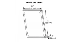 Napoleon Oasis 200 - LEX605 - Island Gas BBQ -Kitchen Grill Store IM CEP20END20PANEL 1000x563 2