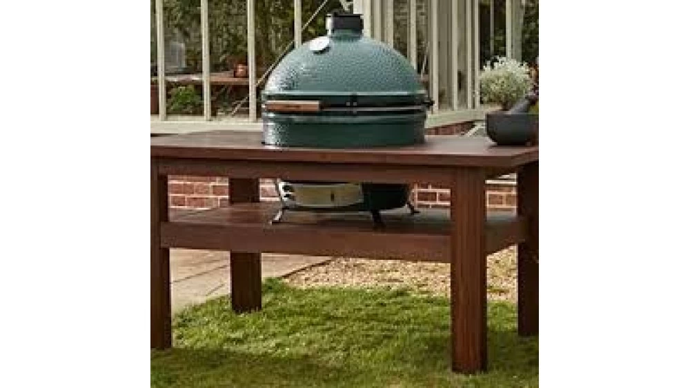 Big Green Egg XL Premium Royal Mahogany Table Bundle 2 Big Green Egg XL Premium Royal Mahogany Table Bundle - Image 2