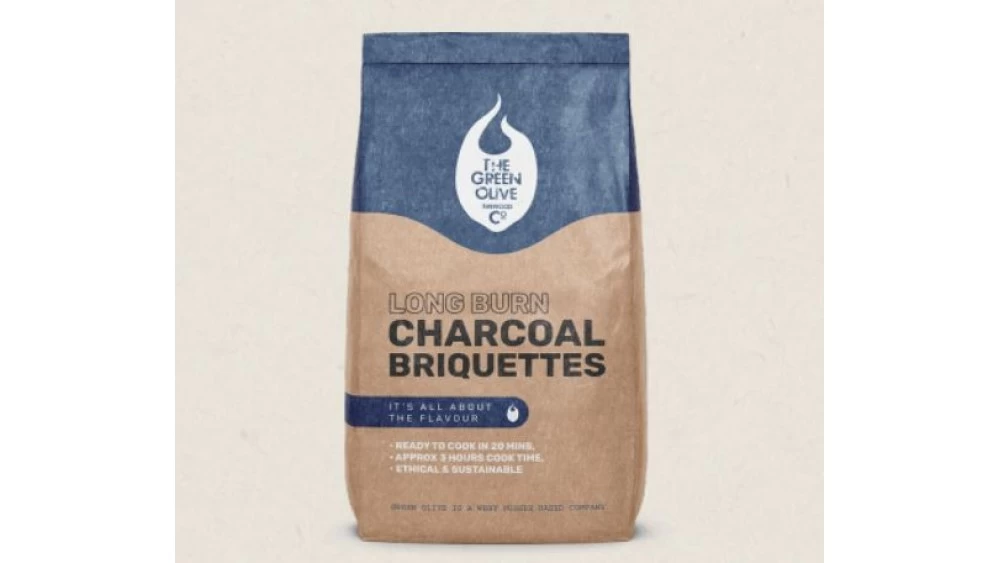 Green Olive Briquettes - Long Burn Charcoal Briquettes - 8kg 1 Green Olive Briquettes - Long Burn Charcoal Briquettes - 8kg