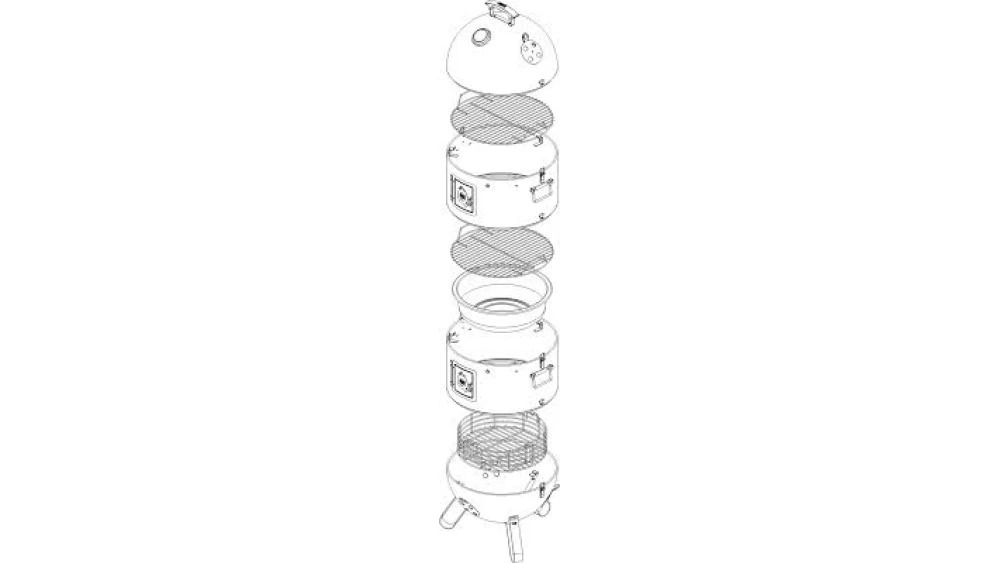 ProQ Frontier Charcoal BBQ Smoker 3 ProQ Frontier Charcoal BBQ Smoker - Image 3