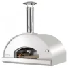 Fontana - Mangiafuoco Built In Wood Pizza Oven - Stainless Steel