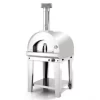 Fontana - Margherita Gas Pizza Oven With Trolley - Stainless Steel