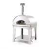 Fontana - Marinara Wood Pizza Oven With Trolley - Stainless Steel