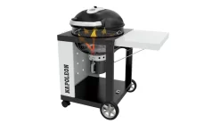 Napoleon PRO22 57cm Charcoal Cart Barbecue -Kitchen Grill Store nk22ck c20charcoal20cutaway napoleon grills 1000x563 1